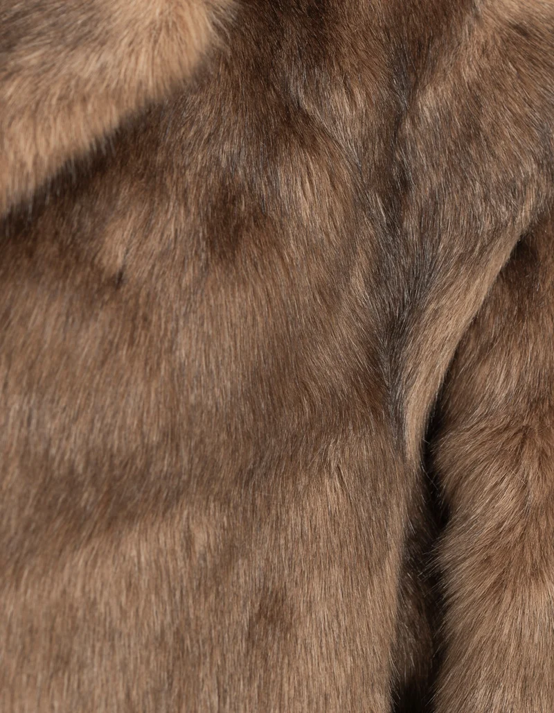 Faux-Fur Kurzmantel