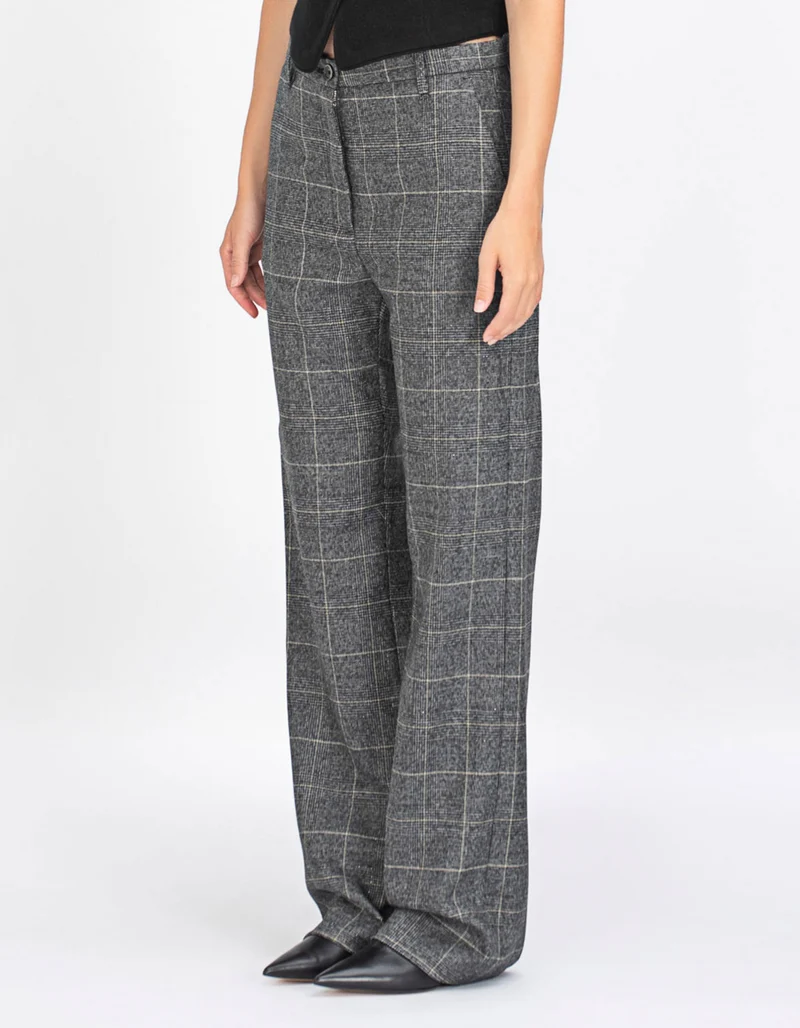 Woll-Chino Hose mit Effektgarn