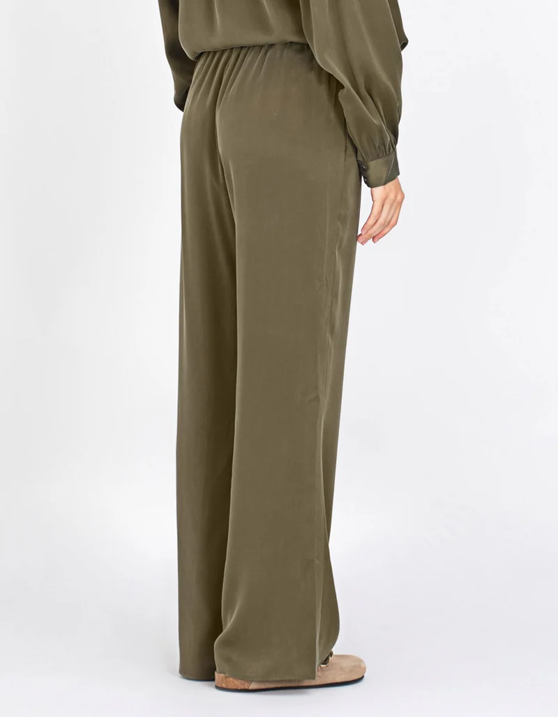 Wide-Leg Seiden-Hose Bella