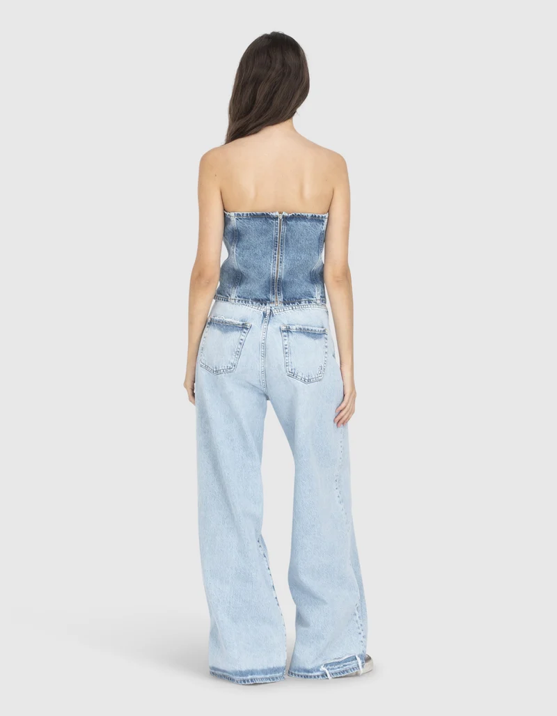 Denim-Korsage Dolly