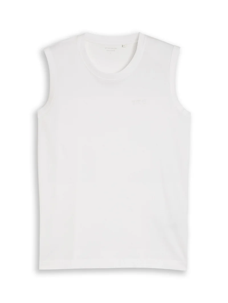 printed tanktop, White