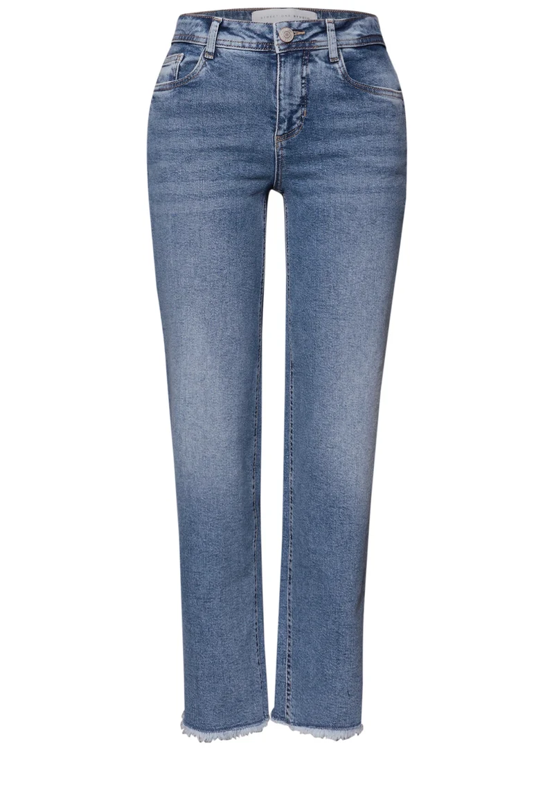 Studio Style Straight Leg,mw,m, Medium Blue Authentic wash
