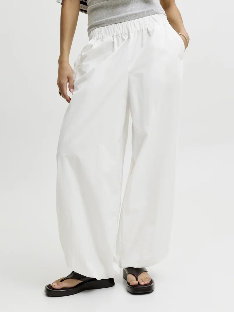 JXSARA BALLON MW PANTS WVN LN, Cloud Dancer