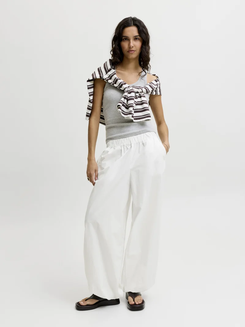 JXSARA BALLON MW PANTS WVN LN, Cloud Dancer