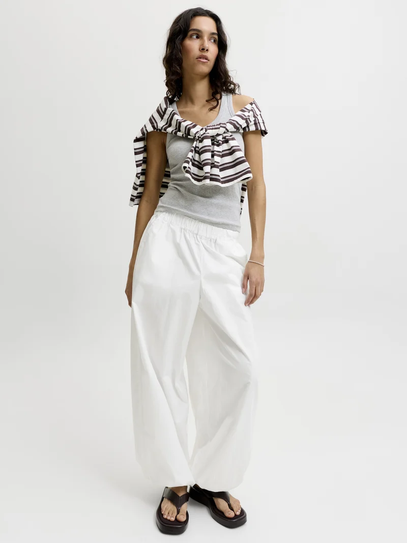 JXSARA BALLON MW PANTS WVN LN, Cloud Dancer