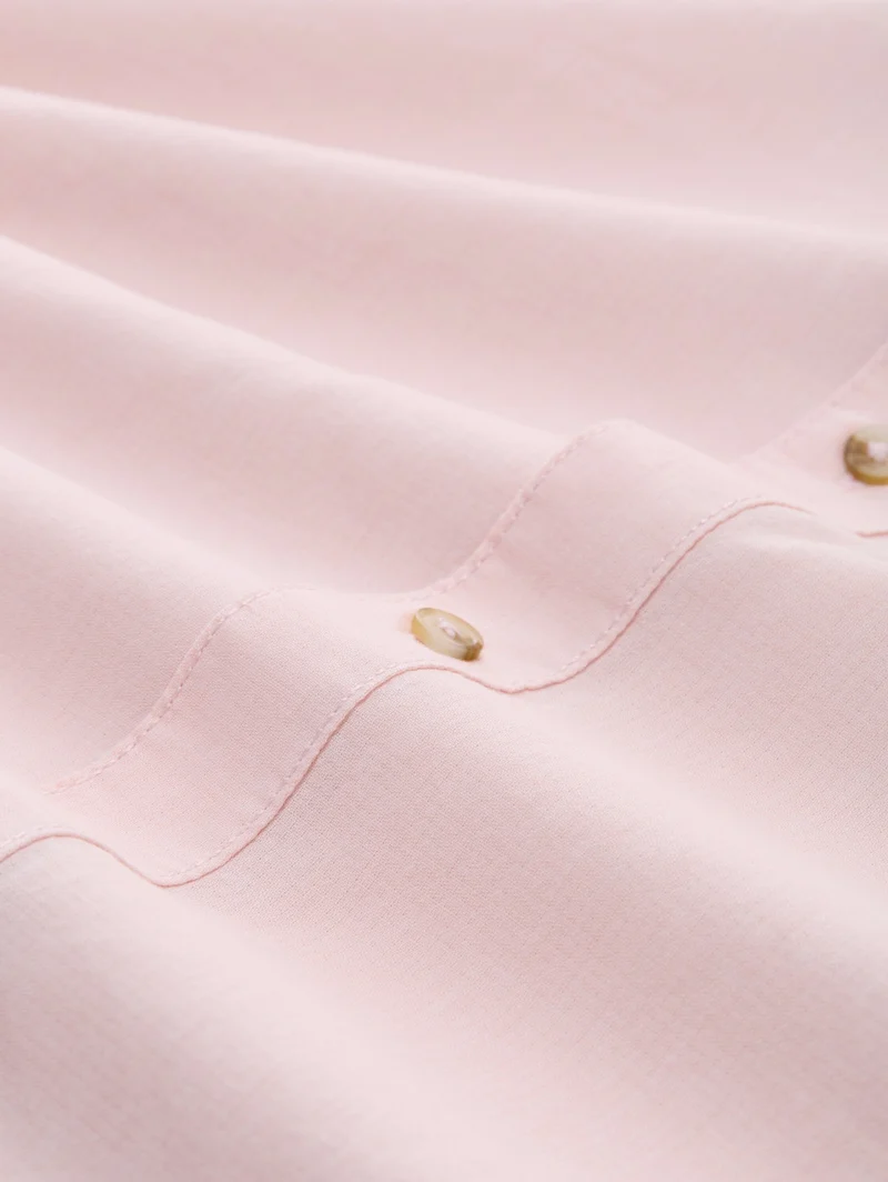 structured slubyarn shirt, pink horizontal structure