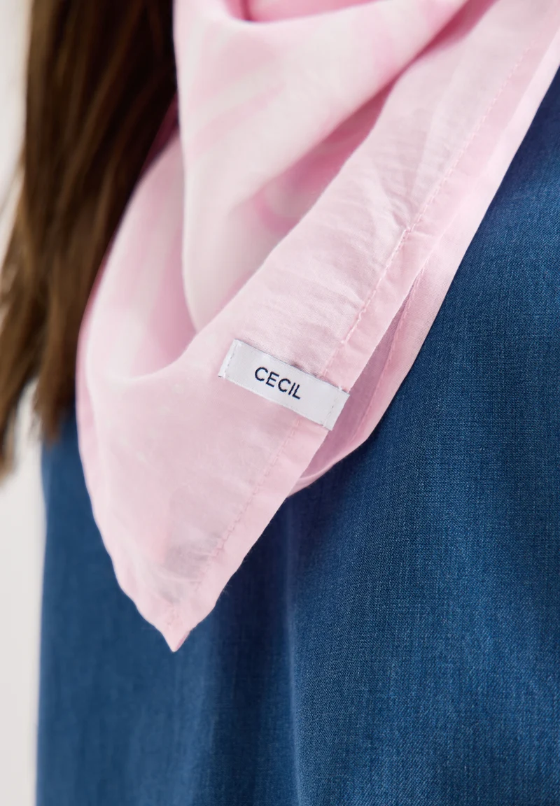 Print Bandana, light blush rose