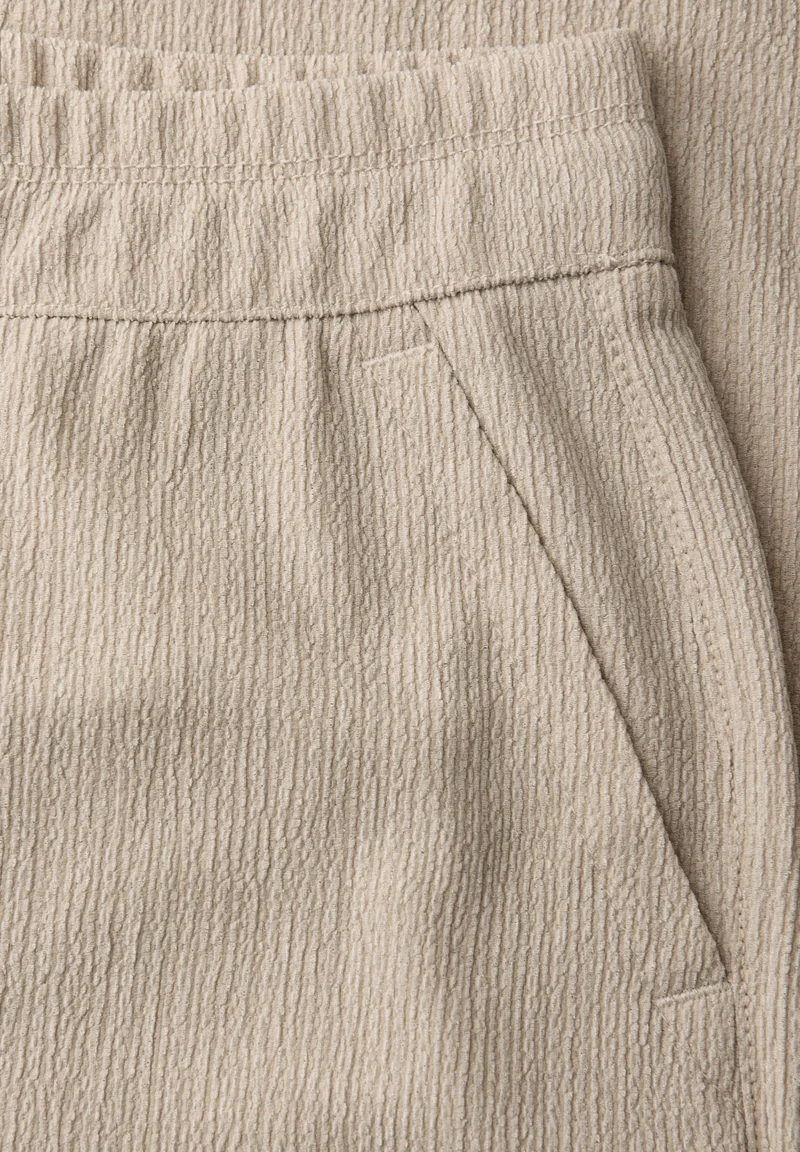 LTD QR Wide Leg crinkle crash, cobble stone