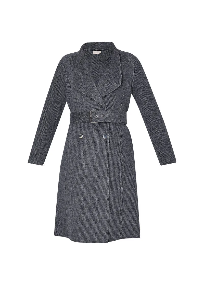 Wool blend coat