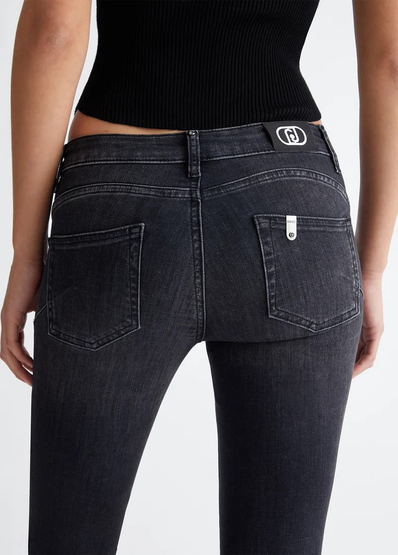 Bottom Up Skinny Jeans with Gemstones