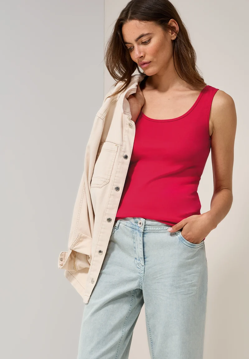 Style NOS Linda, glazed apple red