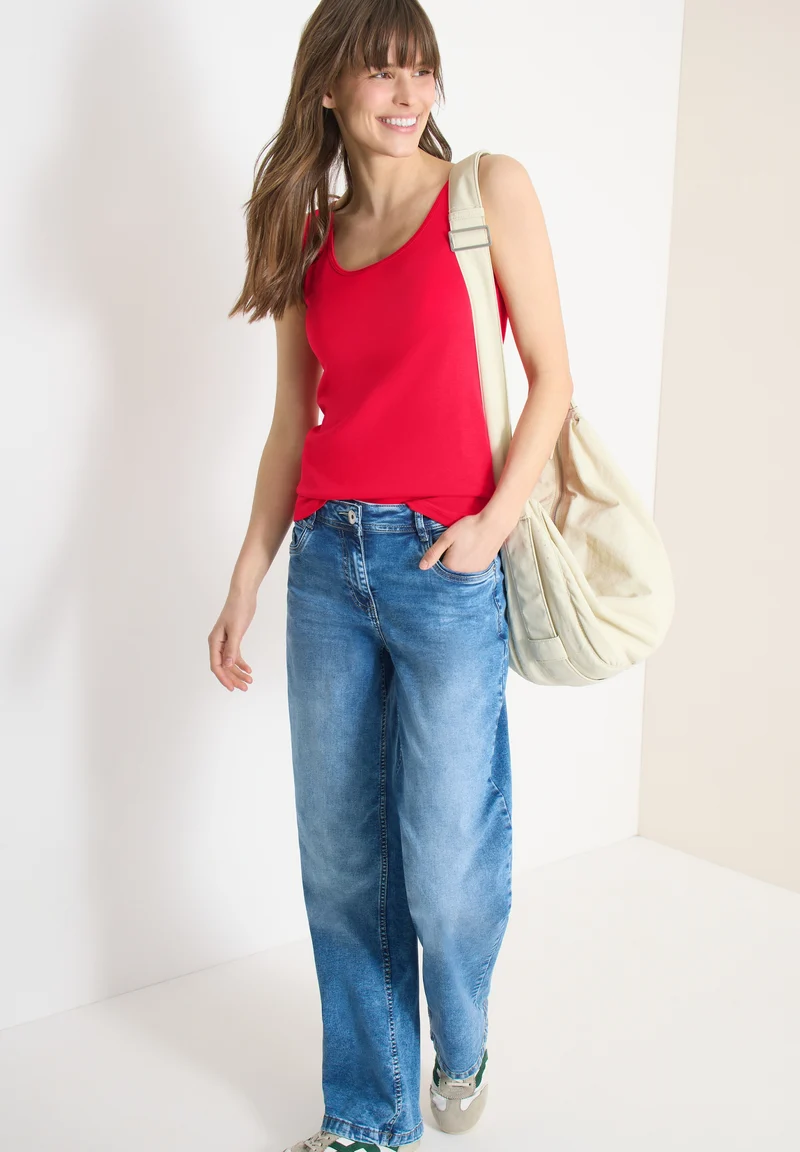 Style NOS Linda, glazed apple red