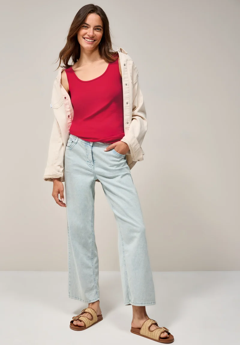 Style NOS Linda, glazed apple red