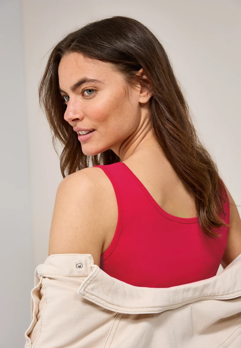 Style NOS Linda, glazed apple red