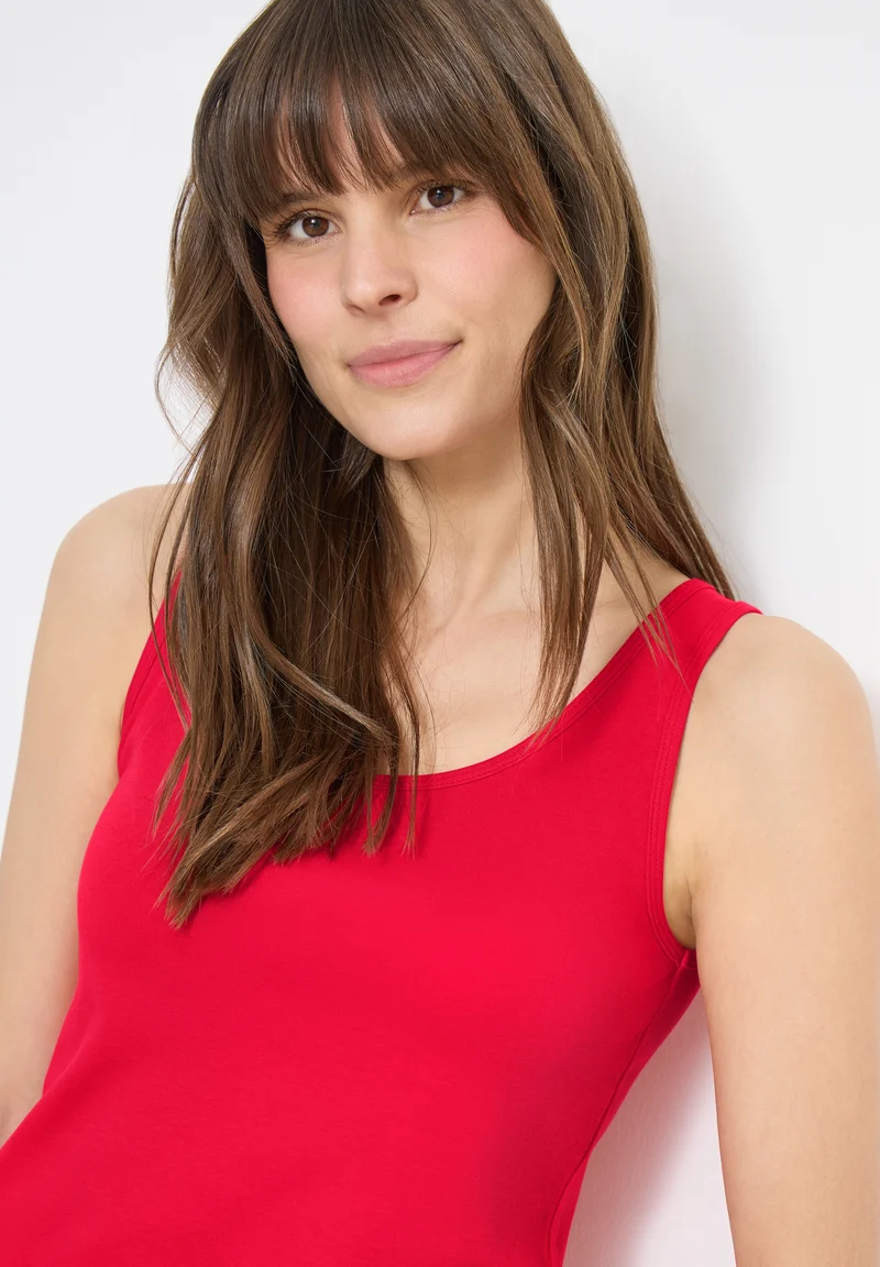 Style NOS Linda, glazed apple red