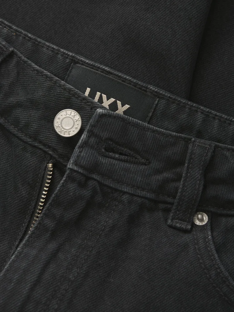 JXTOKYO LONG HW SHORTS DNM LN, Black