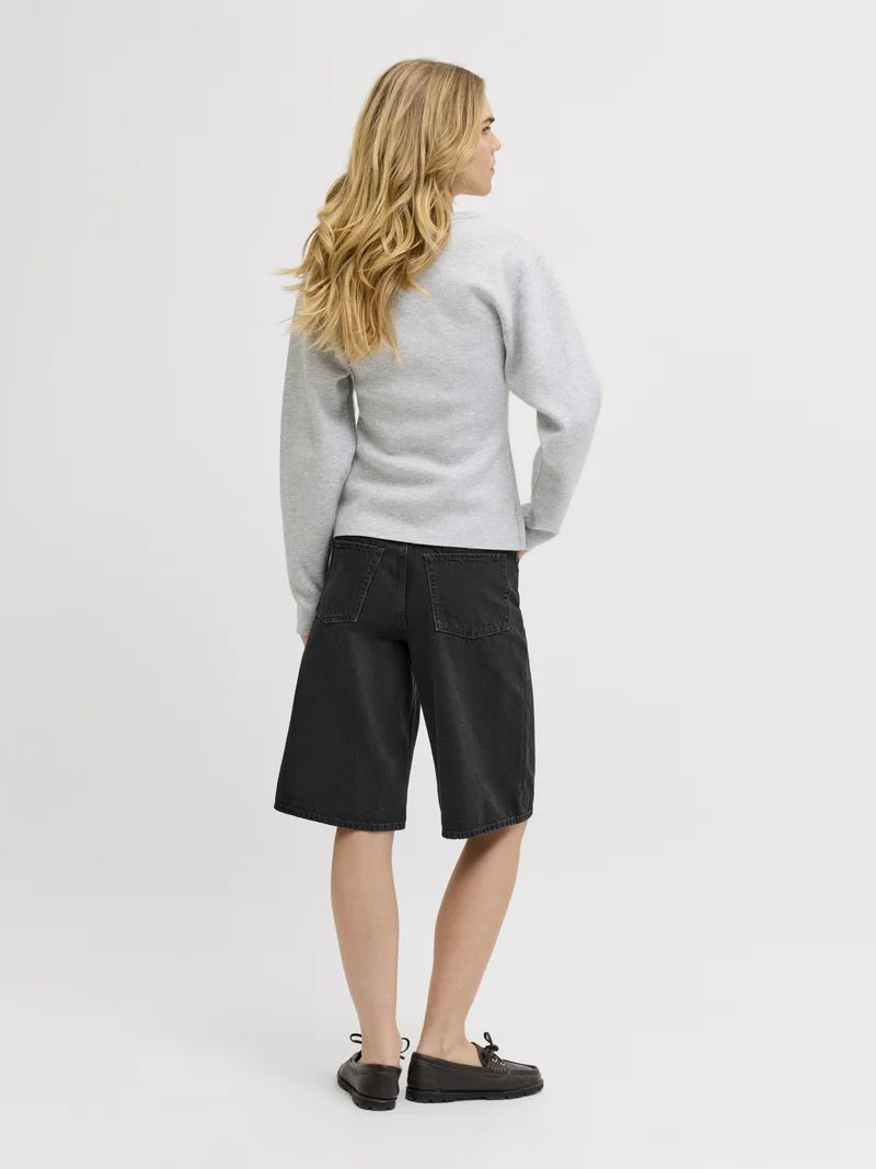 JXTOKYO LONG HW SHORTS DNM LN, Black