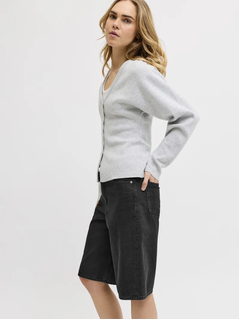 JXTOKYO LONG HW SHORTS DNM LN, Black