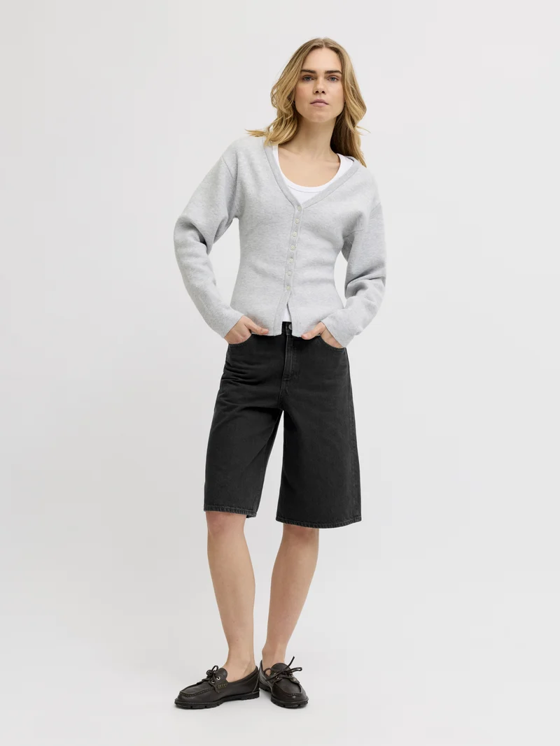 JXTOKYO LONG HW SHORTS DNM LN, Black