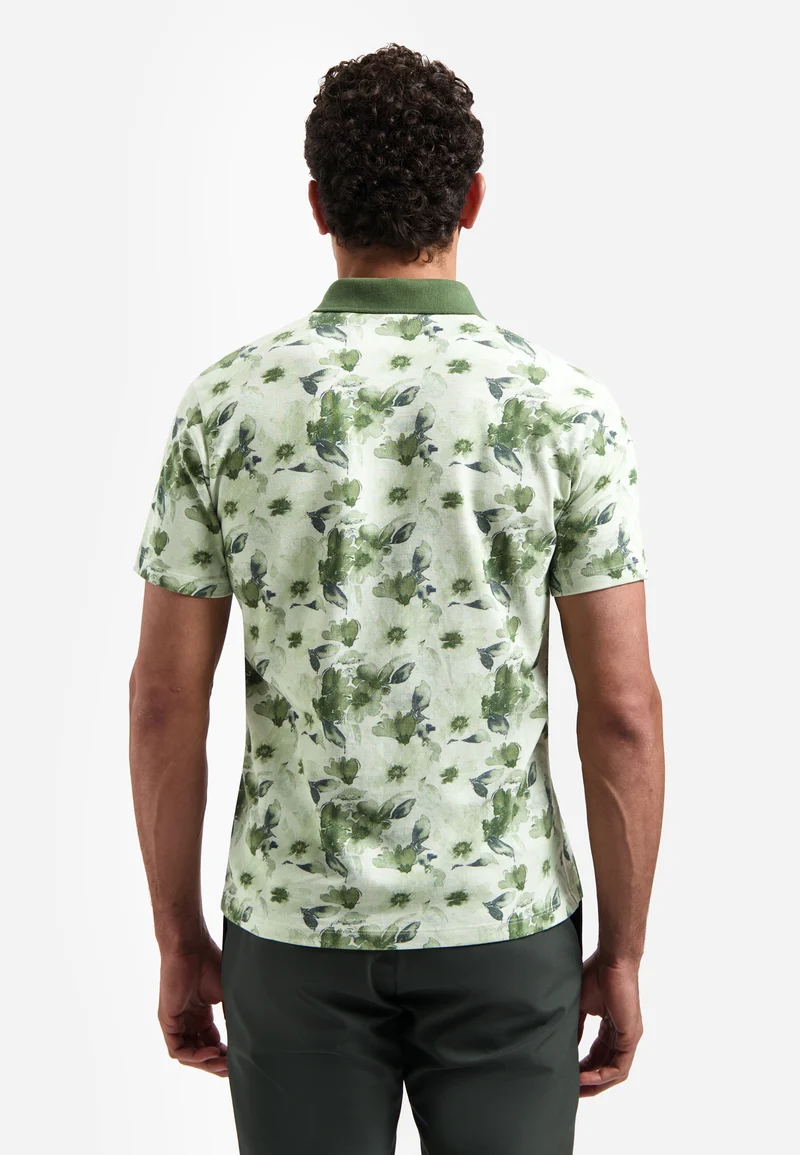 Polo Short Sleeve Printed, Green