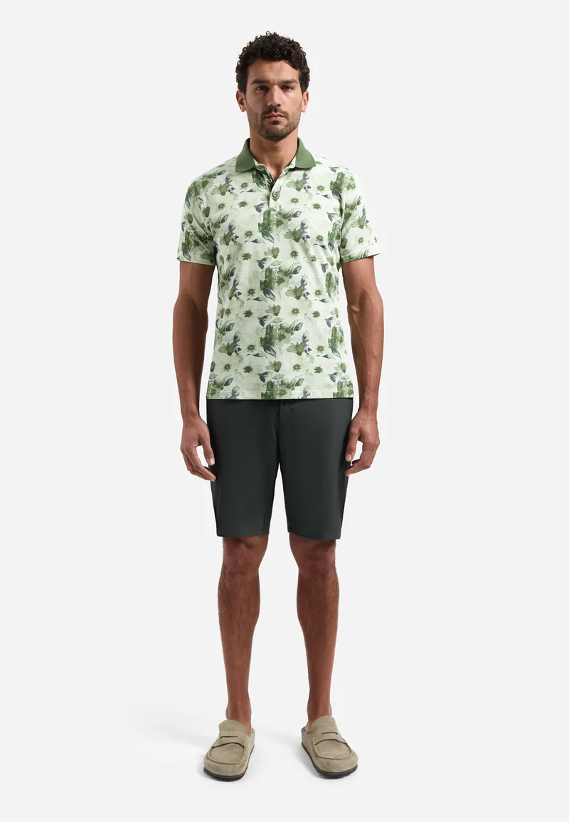 Polo Short Sleeve Printed, Green