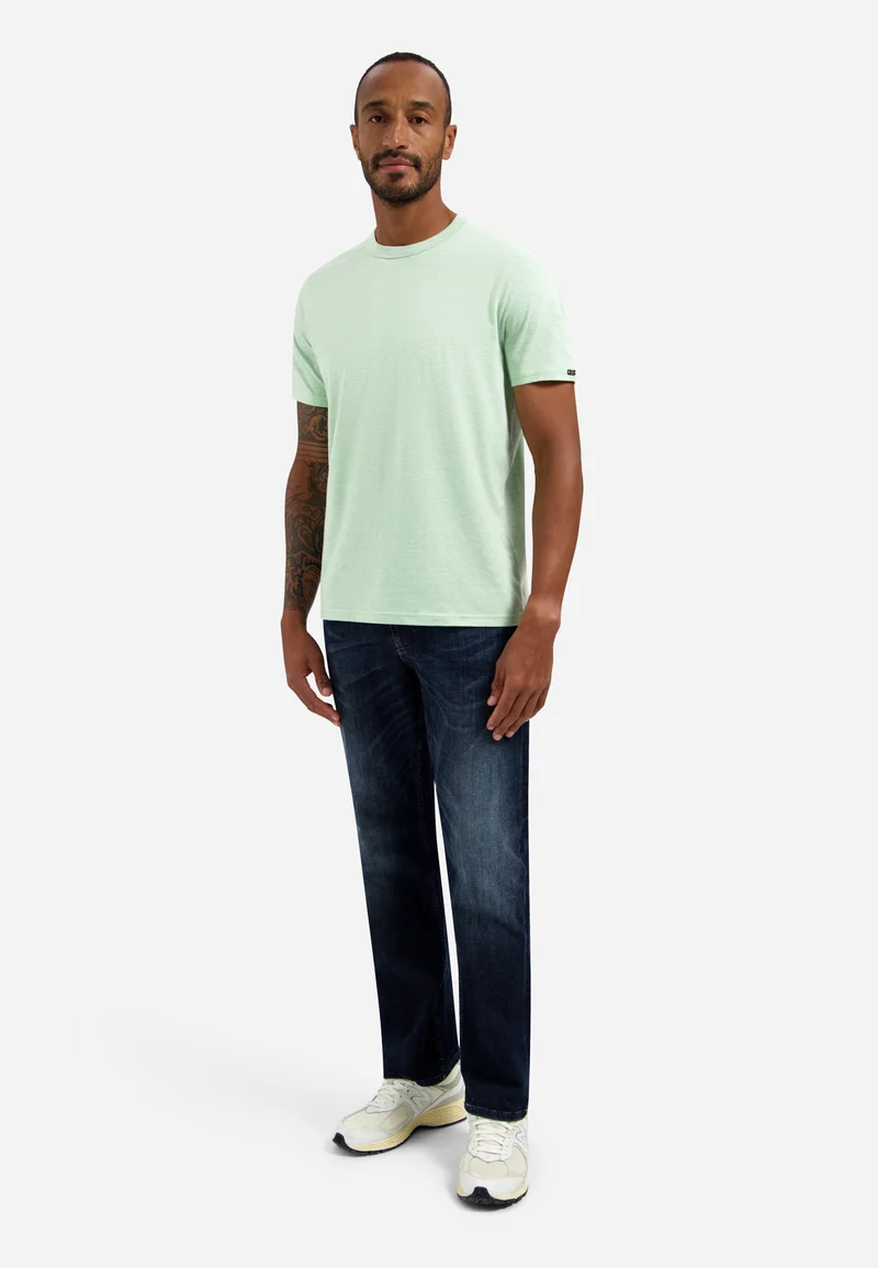 T-Shirt Crewneck Melange, Green