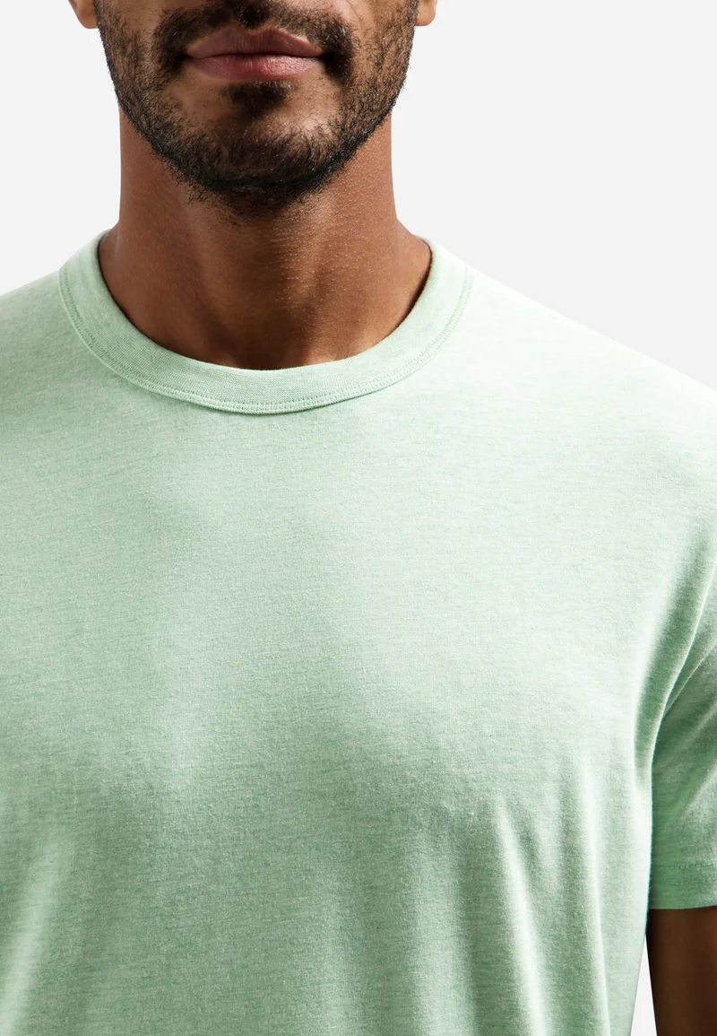 T-Shirt Crewneck Melange, Green