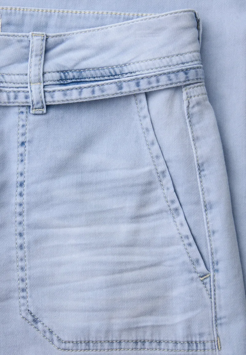 QR Style Emee Wide Leg,mw,blea, ultra bleached wash