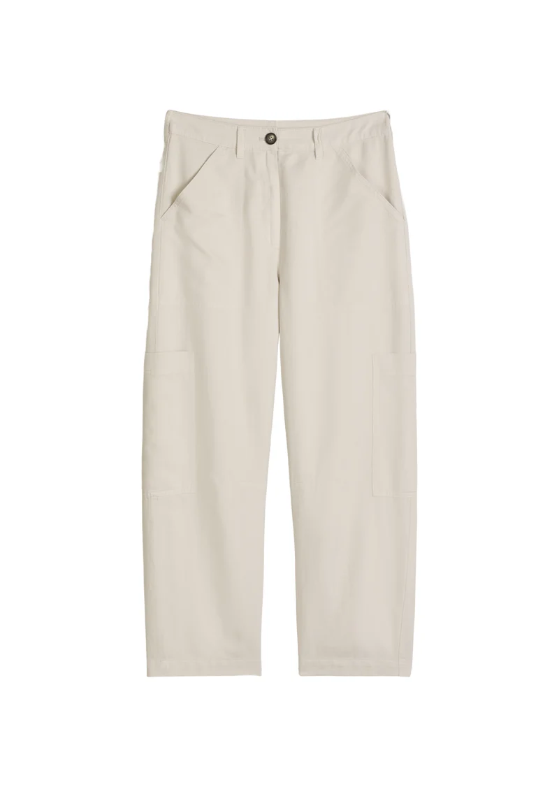 Woven Pants, Grey Silk