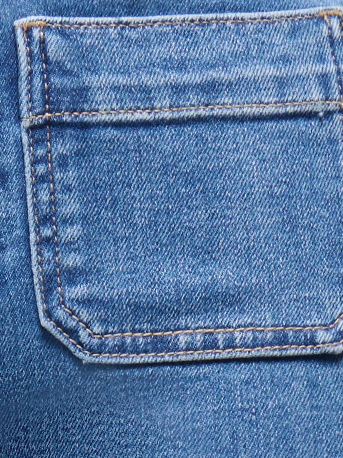 ONLMADISON HW POCKET FLARED DNM GEN, Light Blue Denim