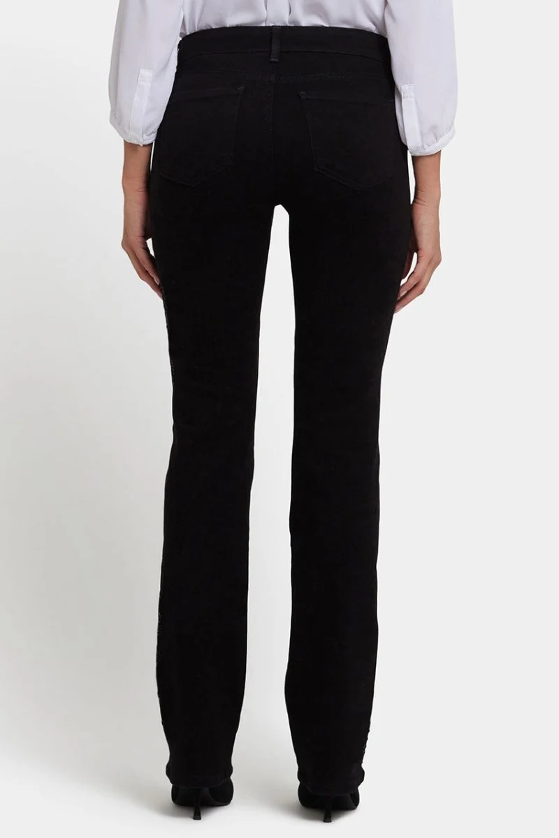 Marilyn Straight Jeans Schwarzer Premium Denim | Black