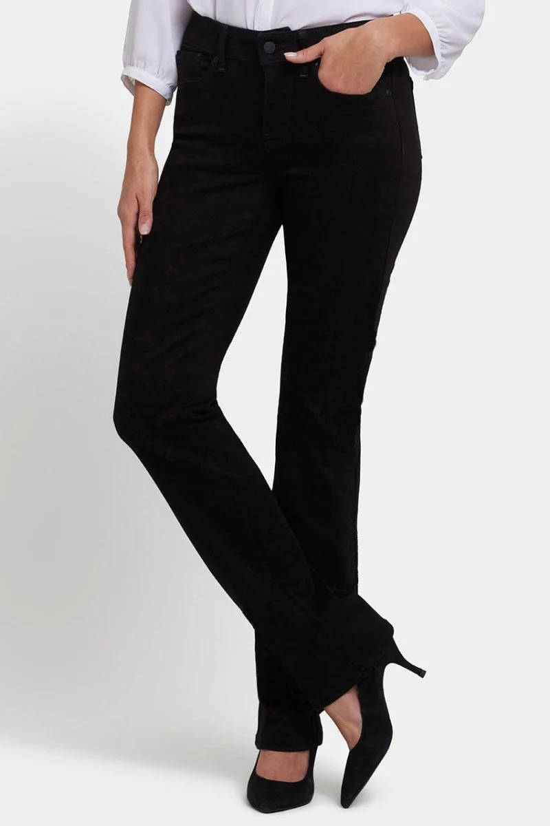 Marilyn Straight Jeans Schwarzer Premium Denim | Black