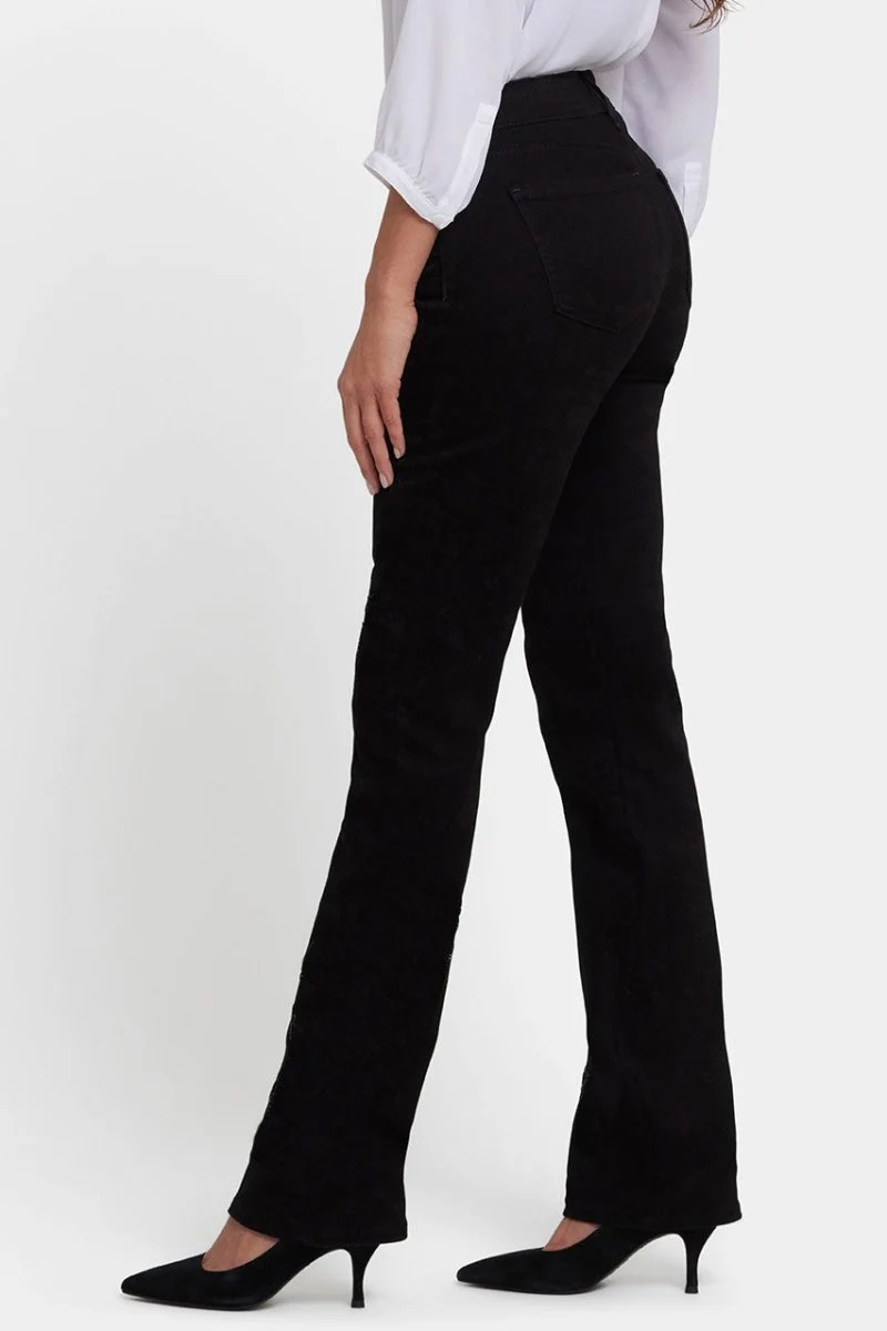 Marilyn Straight Jeans Schwarzer Premium Denim | Black