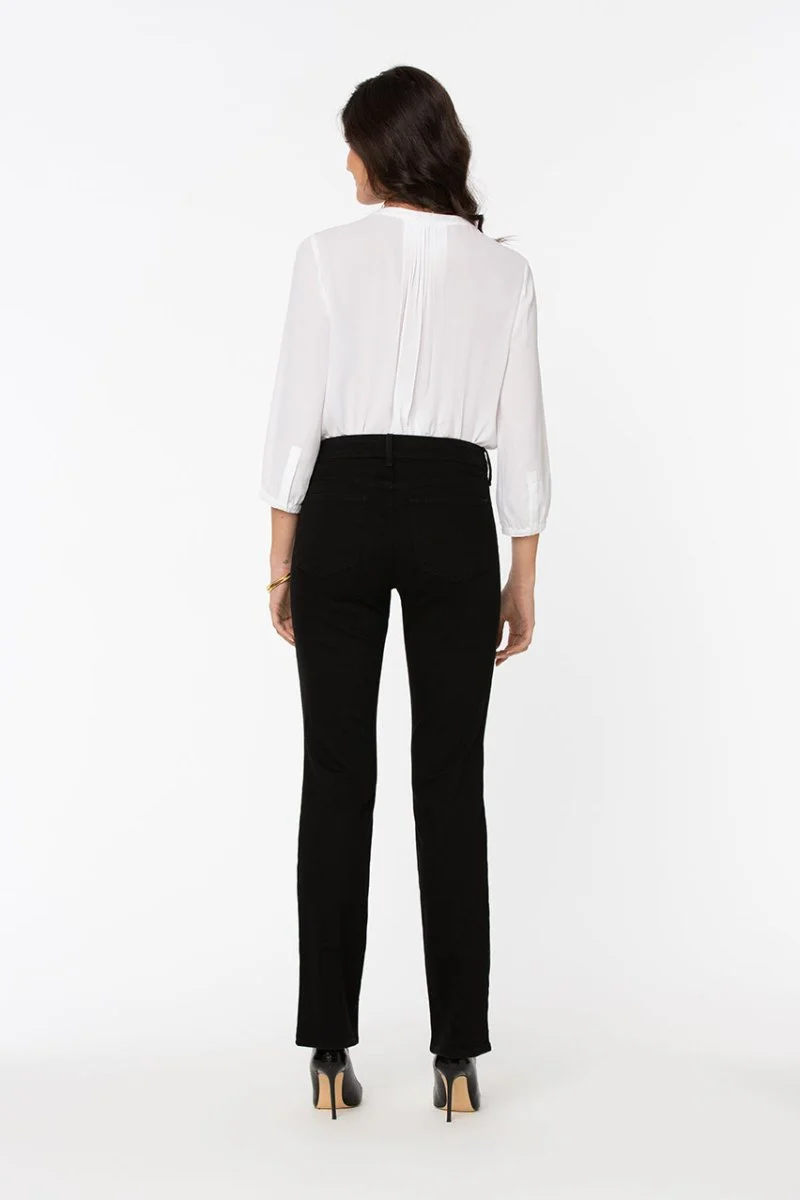 Marilyn Straight Jeans Schwarzer Premium Denim (Tall) | Black
