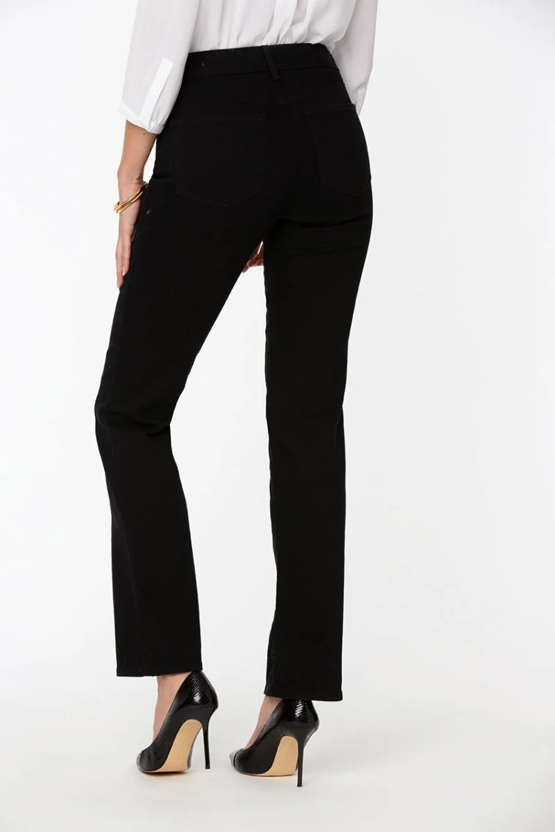 Marilyn Straight Jeans Schwarzer Premium Denim (Tall) | Black