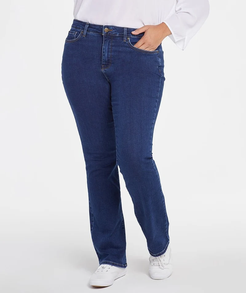 Barbara Bootcut Mittelblau Premium Denim (Plus) | Quinn