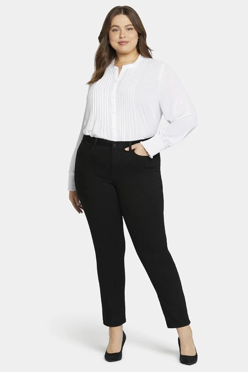 Sheri Slim Jeans Schwarzem Premium Denim (Plus) | Black