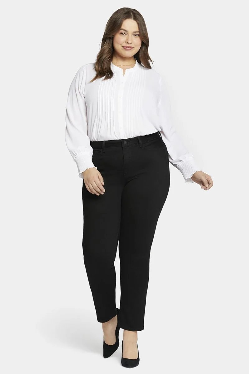 Sheri Slim Jeans Schwarzem Premium Denim (Plus) | Black