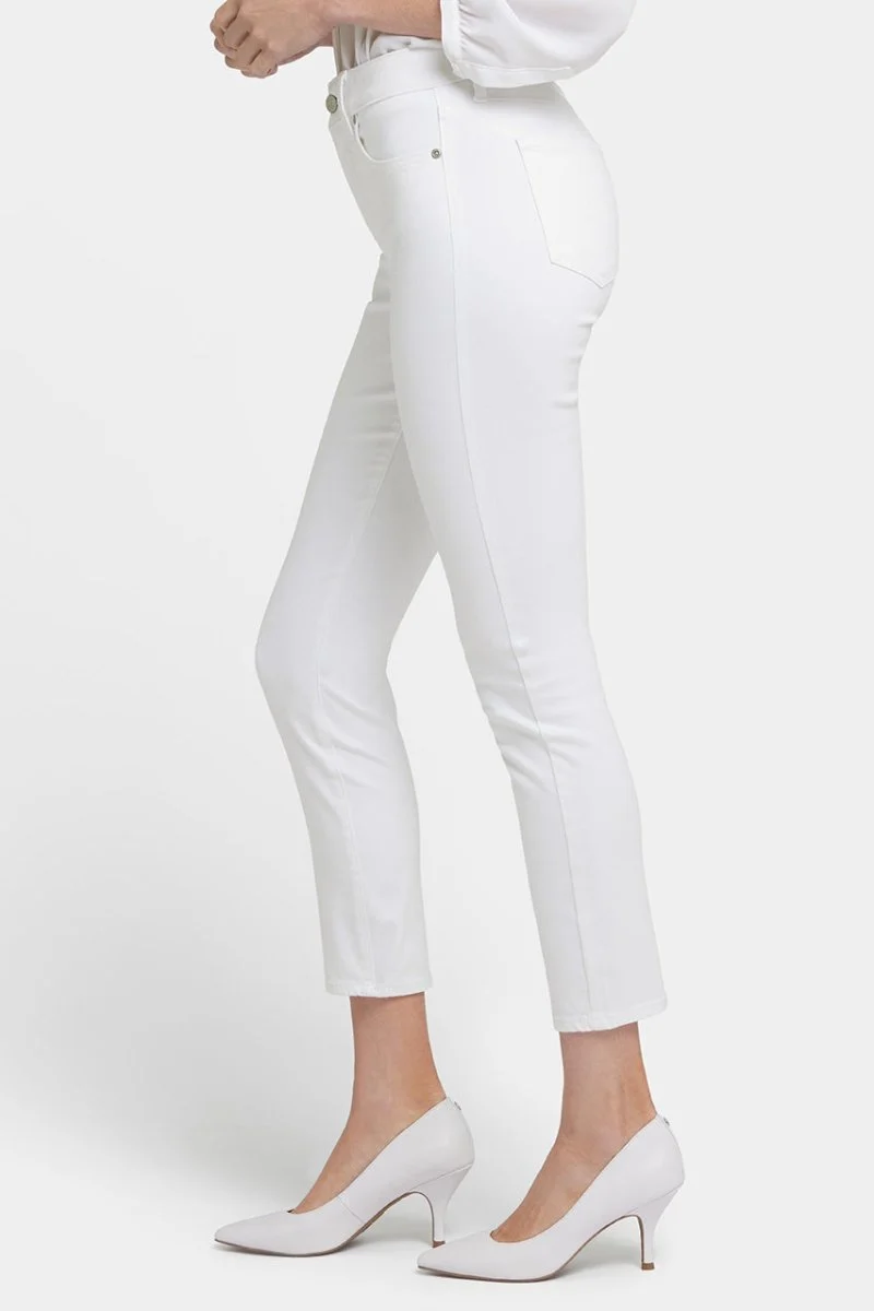 Alina Ankle Jeans Weißem Premium Denim | Optic White
