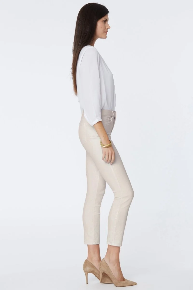 Ami Legging Ankle Jeans Sandfarbenem Premium Denim | Feather