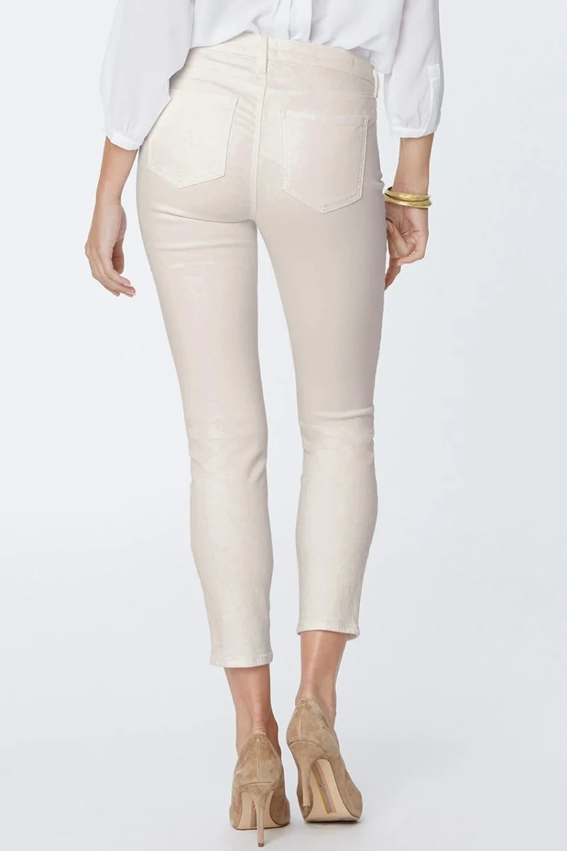 Ami Legging Ankle Jeans Sandfarbenem Premium Denim | Feather