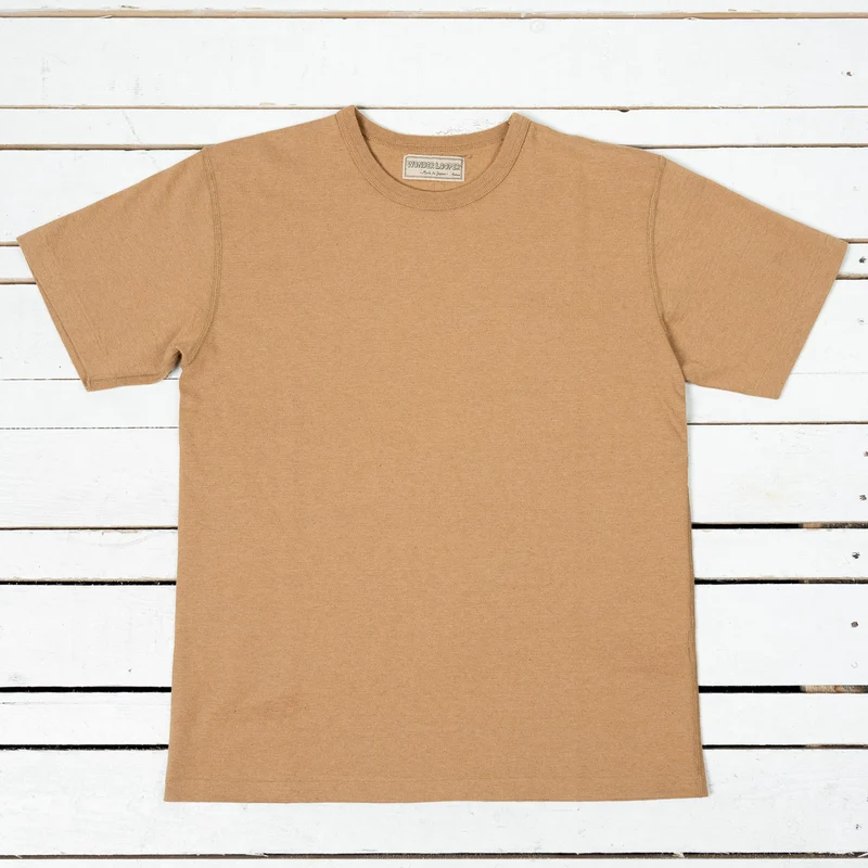 Crewneck T-Shirt Foxfibre® Tsuriami Coyote