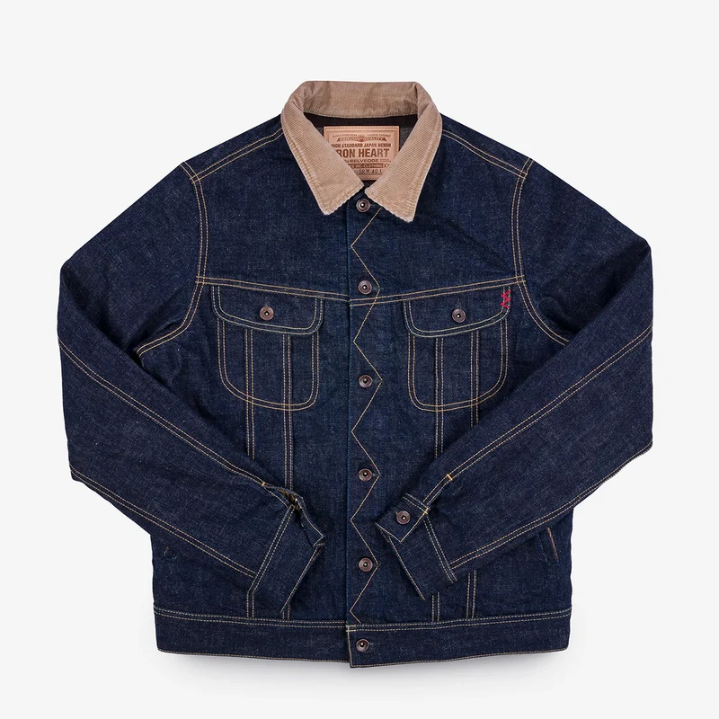 IH-101J-SR 18 oz. Selvedge Denim Storm Rider Jacket Indigo