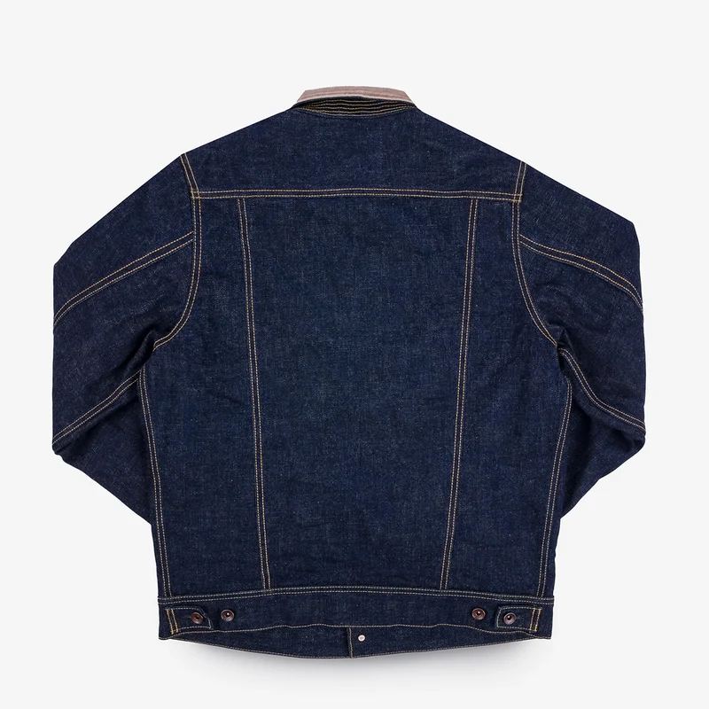 IH-101J-SR 18 oz. Selvedge Denim Storm Rider Jacket Indigo