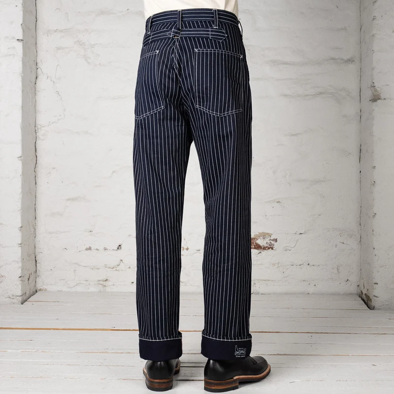 9 oz. Wabash Stripe Engineer Pants One Wash