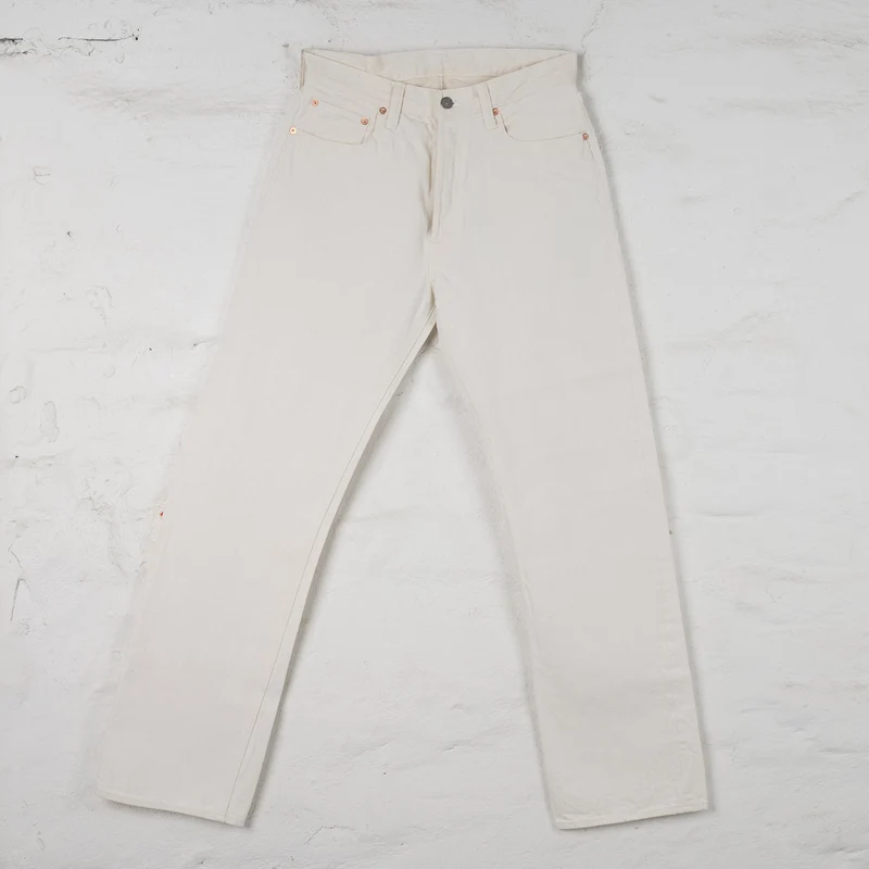 13 oz. White Denim 1947 Regular Straight