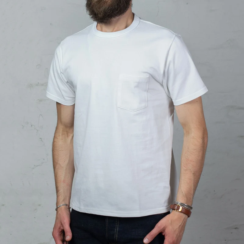 Joe McCoy Pocket Tee Weiß