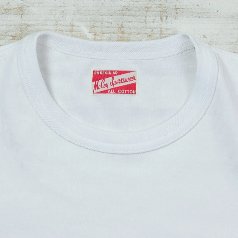 Joe McCoy Pocket Tee Weiß