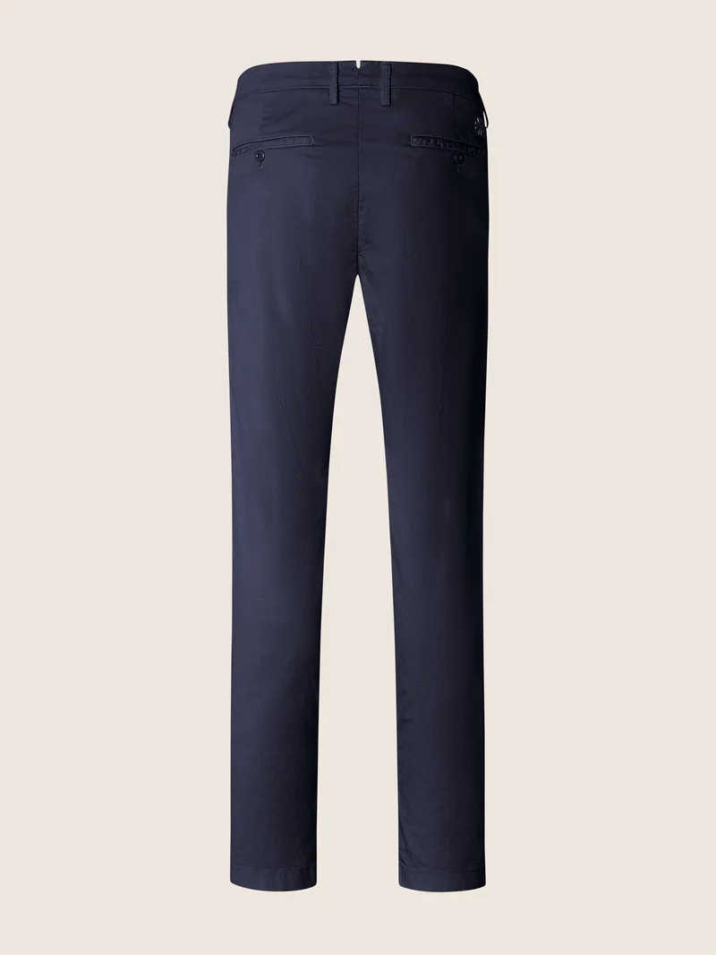 Bobby - Slim Chino Pants in Honeycomb Stretch Cotton