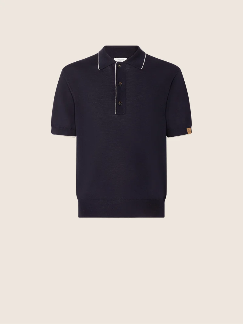 Wool and Silk Polo